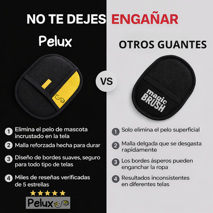 Guante electroestático Pelux® | Elimina los pelos en segundos